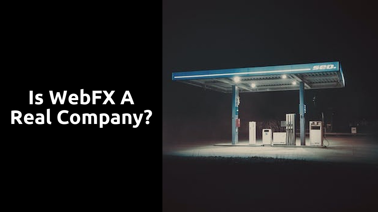 Is WebFX a real company?